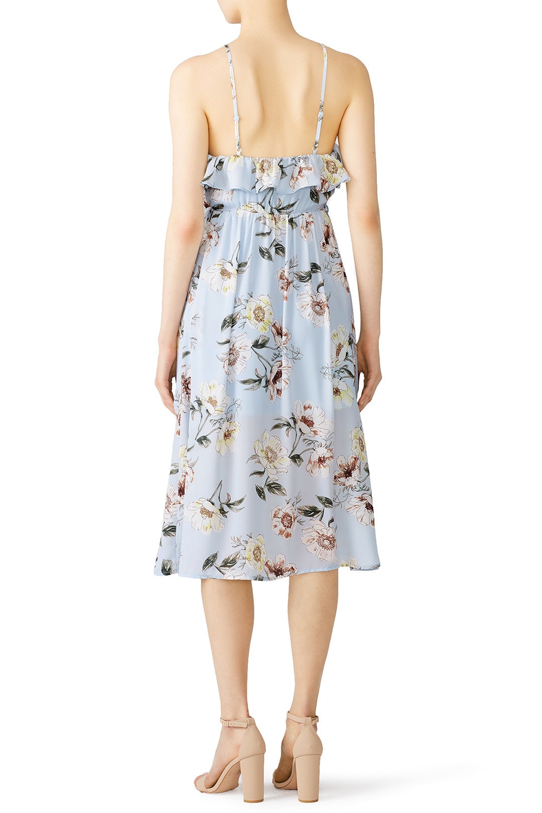 Floral Flutter Front Dress by Fleurtine 2