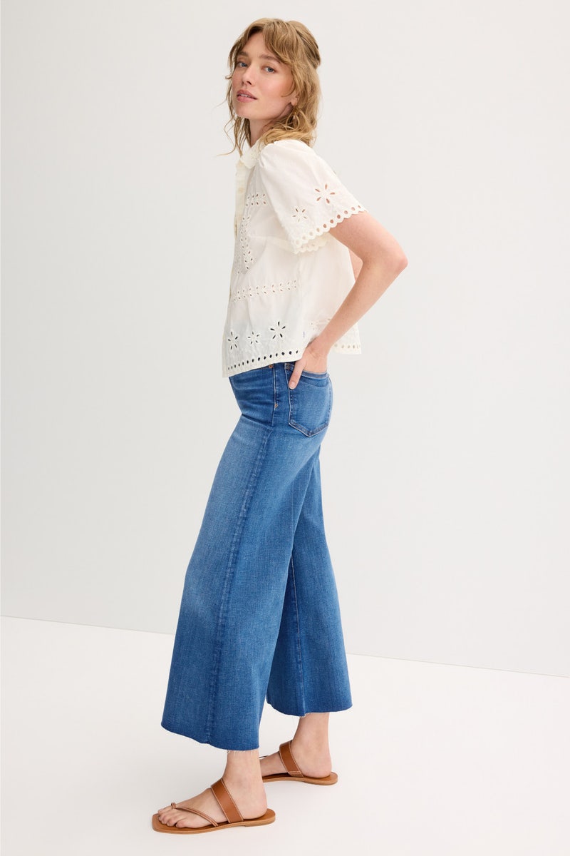 Flared Wide Leg Crop Jeans by Madewell - Photo 1