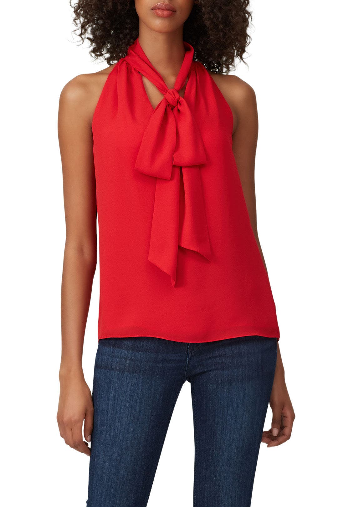 Cherry Tie Neck Blouse by Prabal Gurung x RTR 2