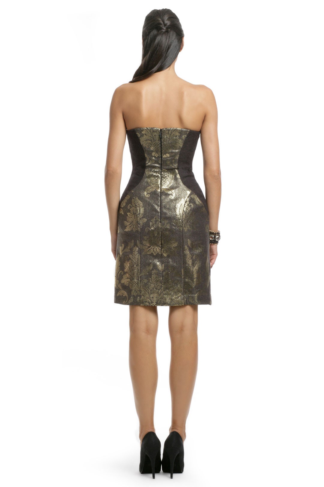 Metallic Gold Herrington Dress by Peter Soronen 1