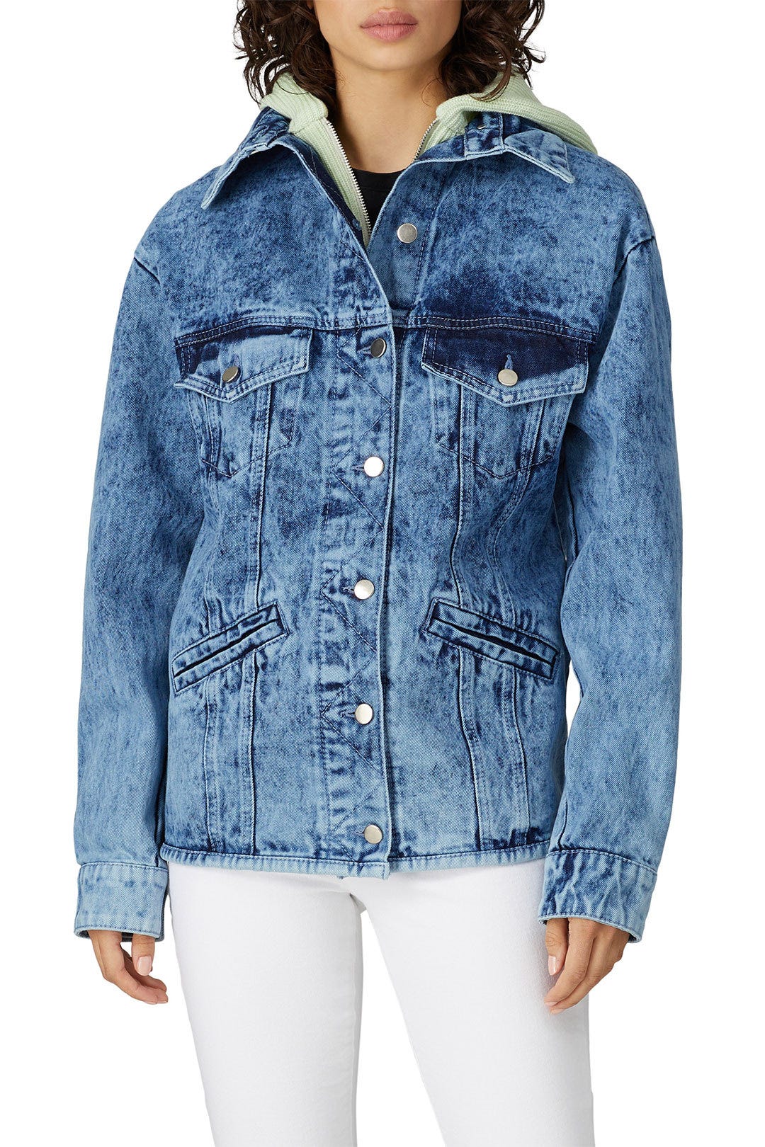 Zinna Hooded Denim Jacket by Samantha Sipos 1