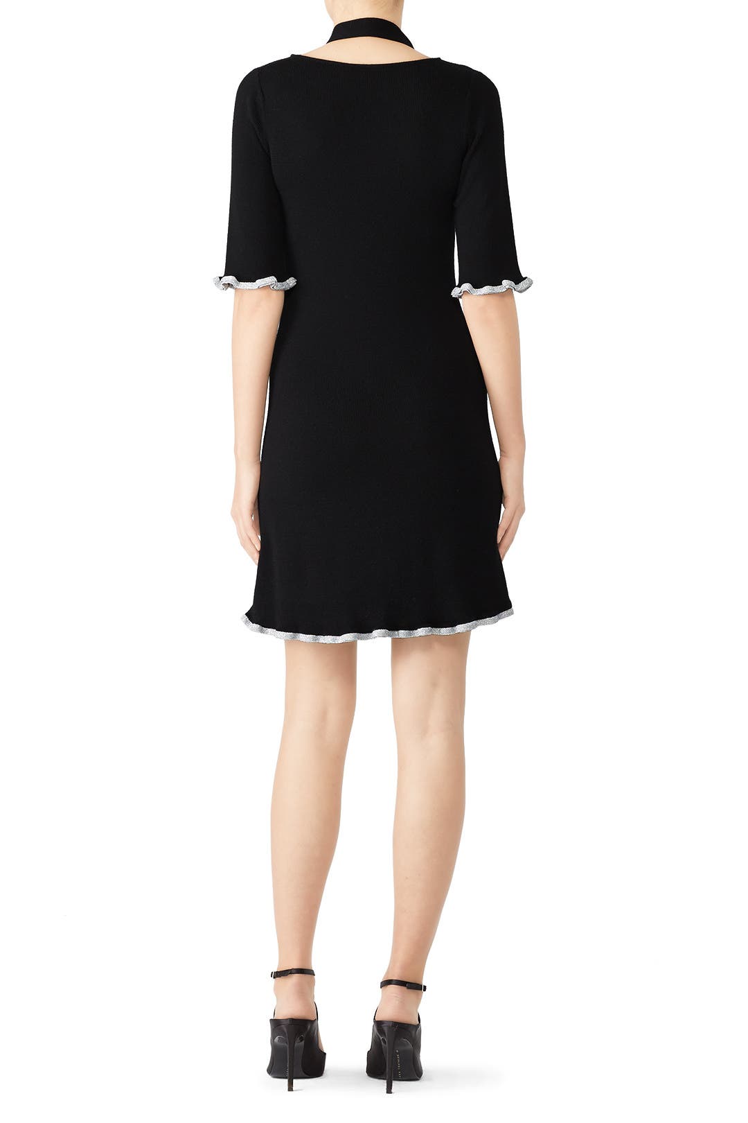 Ruffle Tie Neck Dress by See by Chloé | Rent the Runway