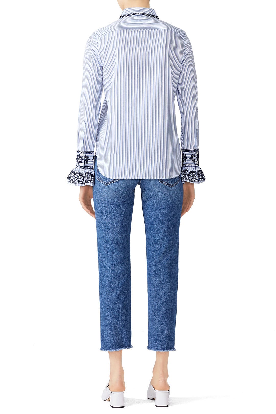 Striped Paige Shirt by Tory Burch 2