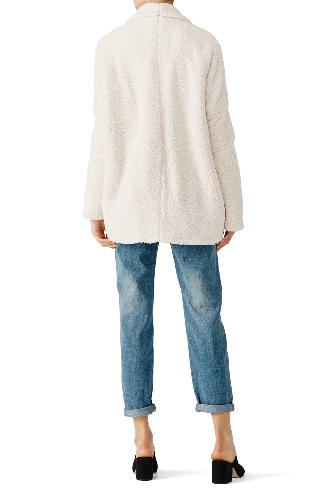 Ivory Sherpa Cardigan by Amanda Uprichard 2
