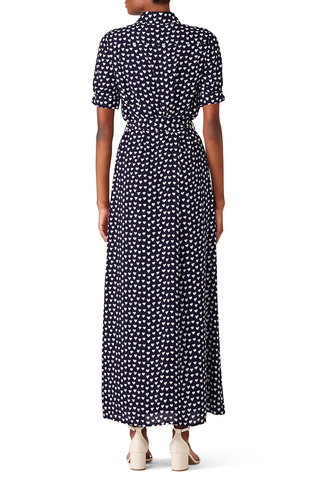 Navy Heart Printed Maxi by Draper James 1