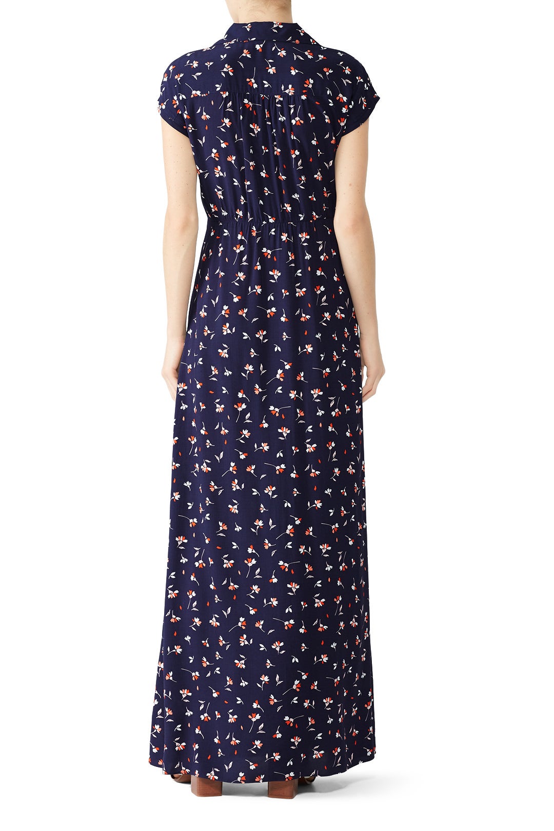 Navy Floral Printed Maxi by Draper James 2