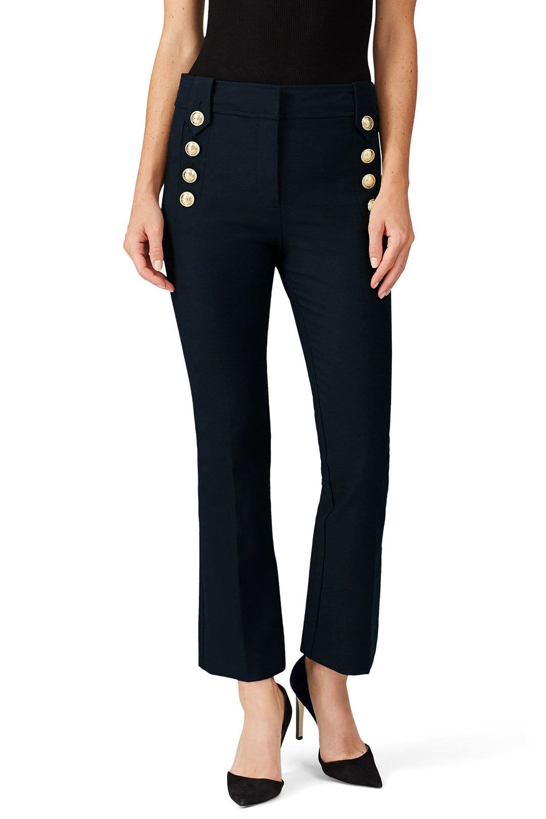 Robertson Cropped Flare Trousers by Derek Lam 10 Crosby 1