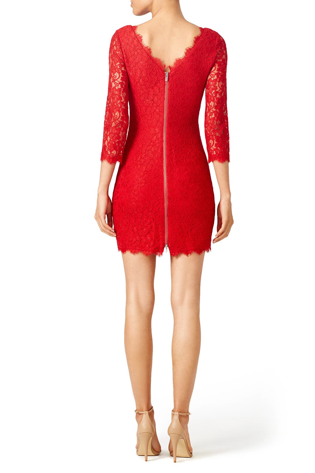 Red Zarita Sheath by Diane von Furstenberg | Rent the Runway