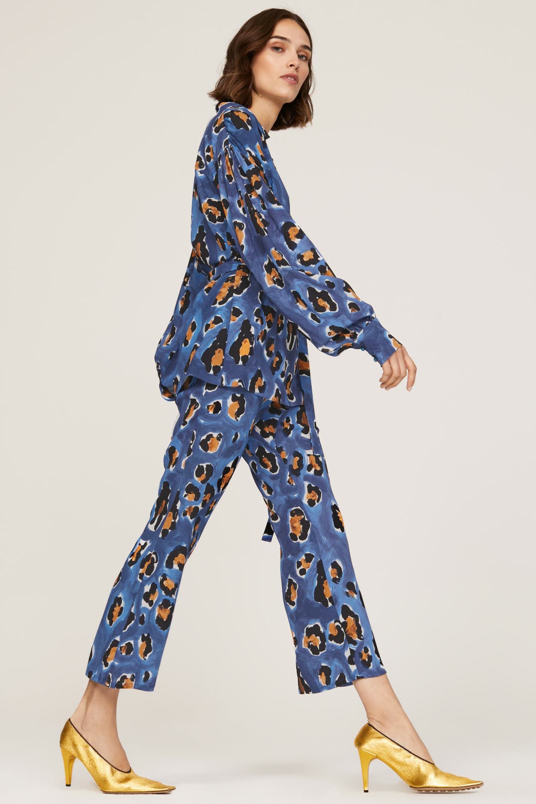 【関税＆送料込み】Marni Orion Print Palazzo Trousers Black silk palazzo trousers with Orion print | Marni