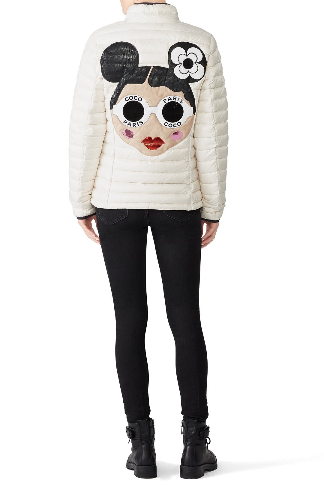 White Coco Puffer Jacket by Nil & Mon 2