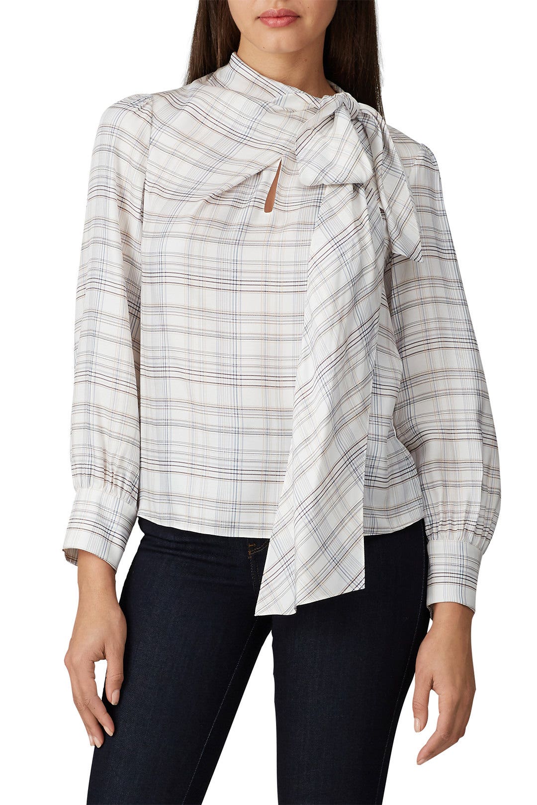 Plaid Etch Top by Rebecca Taylor NYC 2