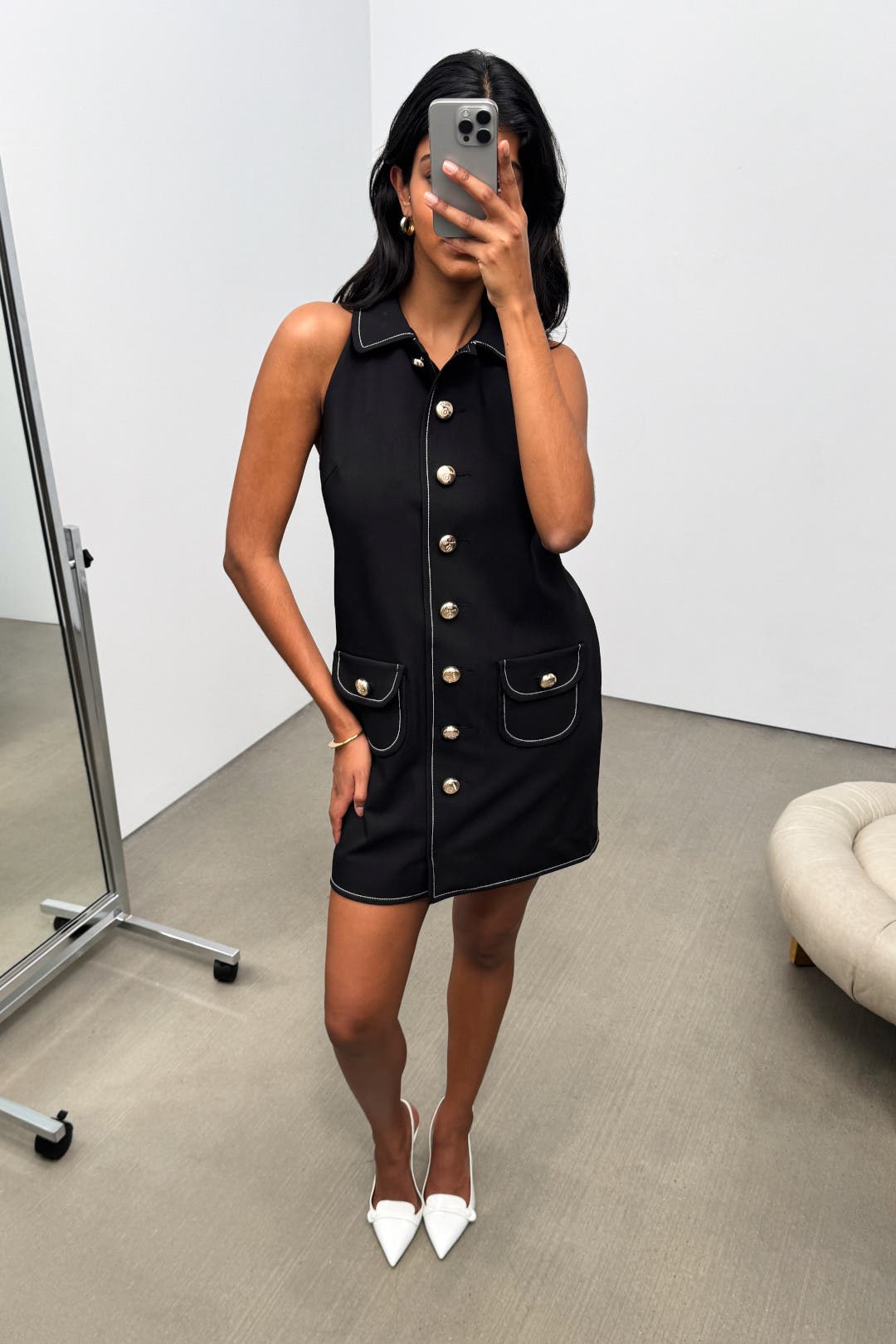 Melodie Mini Shift Dress by Sandro | Rent the Runway