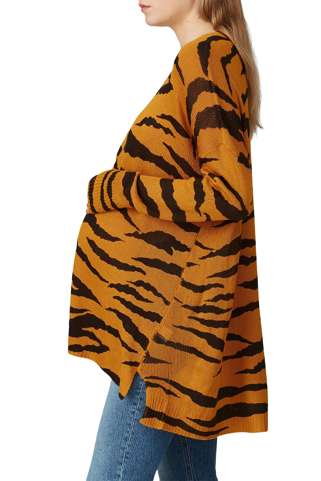 Great Tiger Bonfire Maternity Sweater by Show Me Your Mumu 1