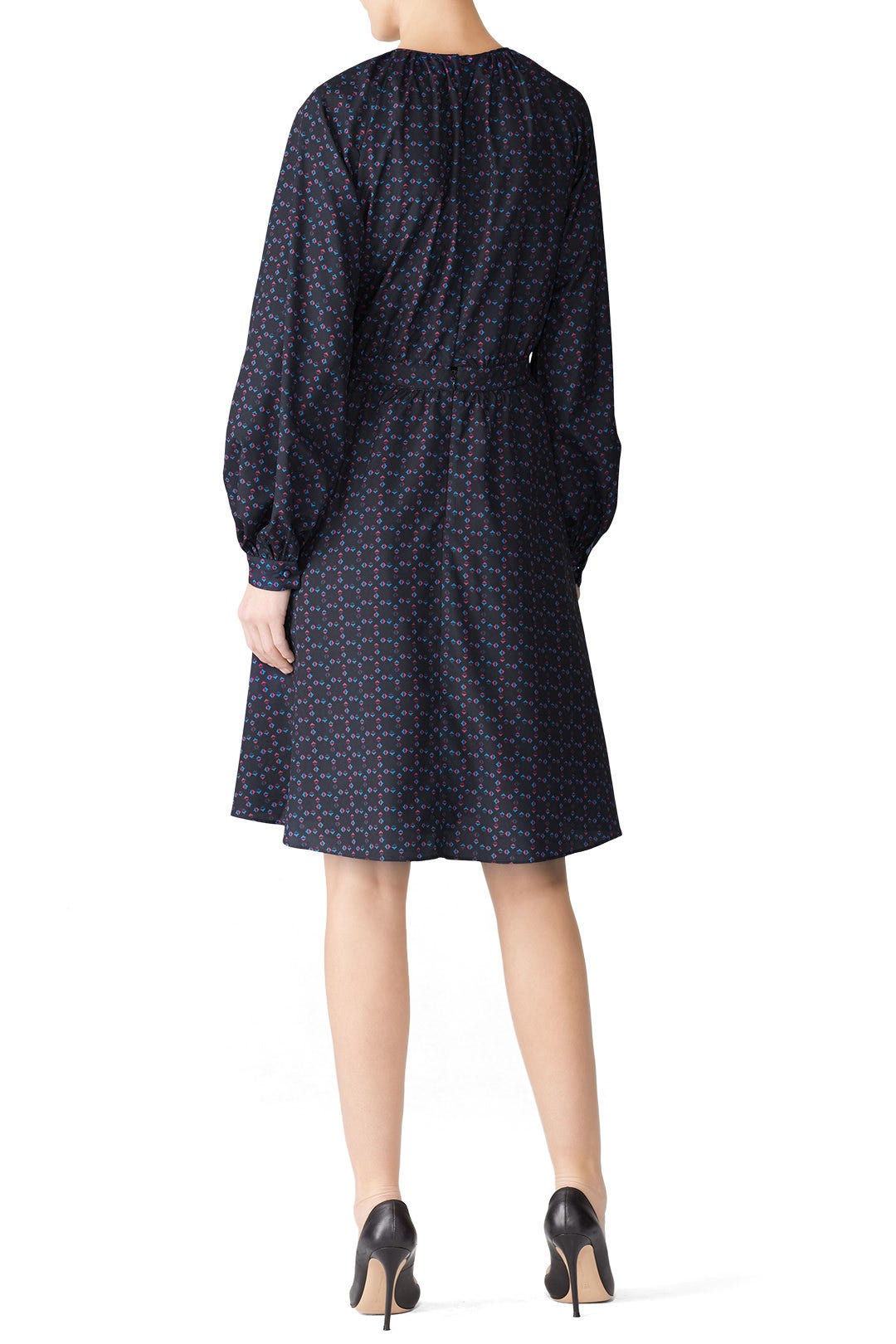 Geo Print Peasant Dress by Derek Lam 10 Crosby x RTR 1