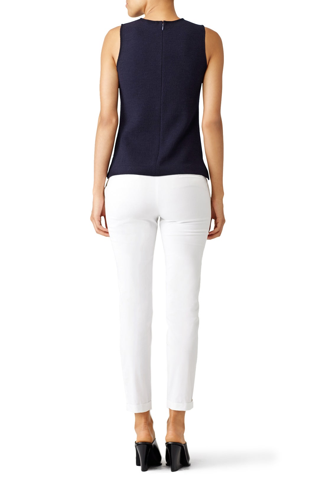 Navy Double Button Top by DEREK LAM 2