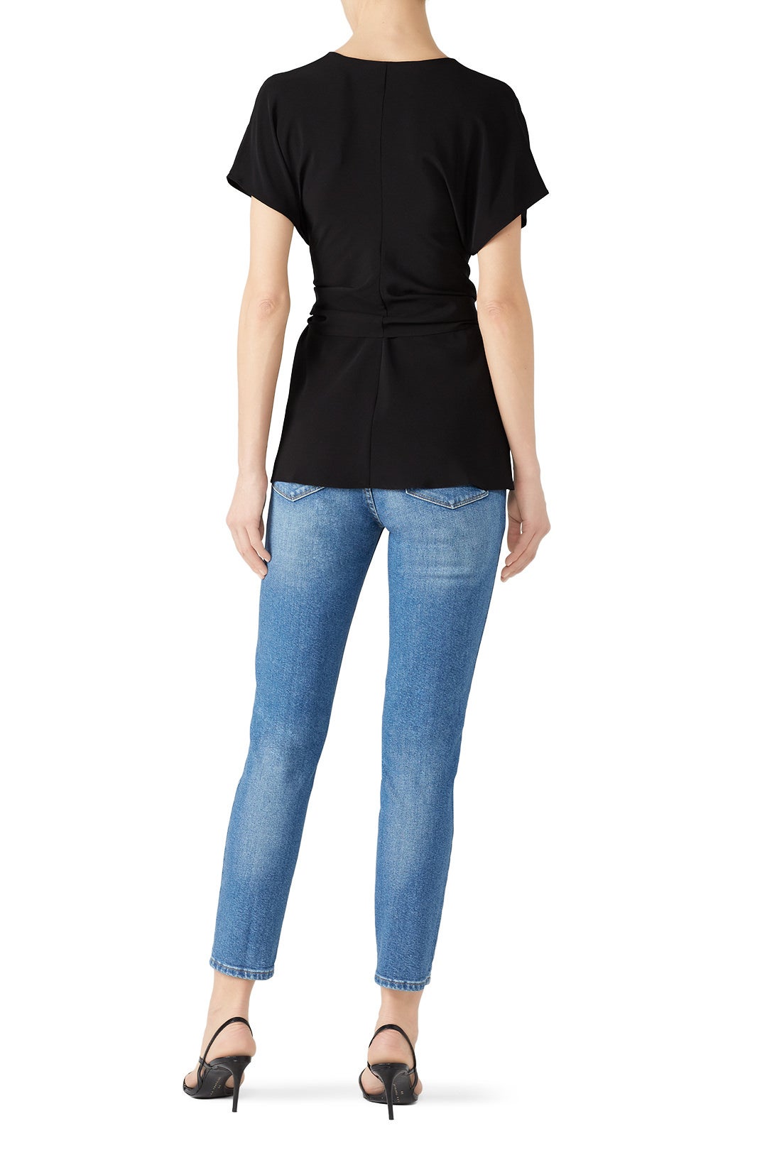 Lizzie Tie Waist Top by Diane von Furstenberg 2