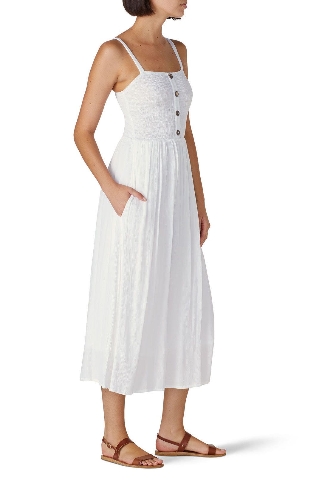 Three Button Midi Dress by Louna 1