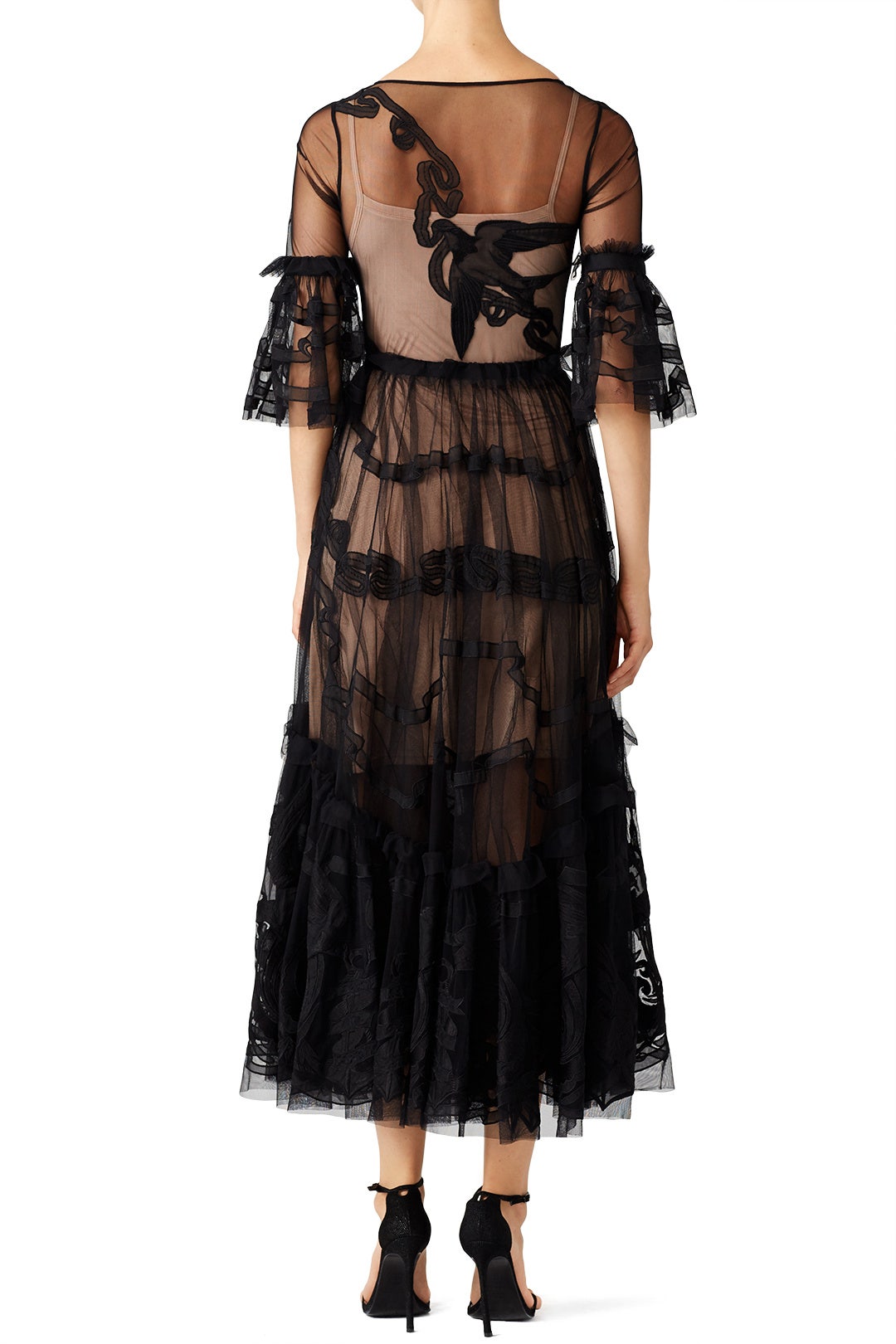 Black Midi Mast Dress by Temperley London 1