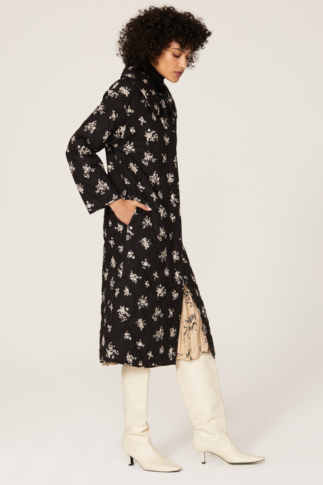 Cleo Floral Coat by Rixo 1