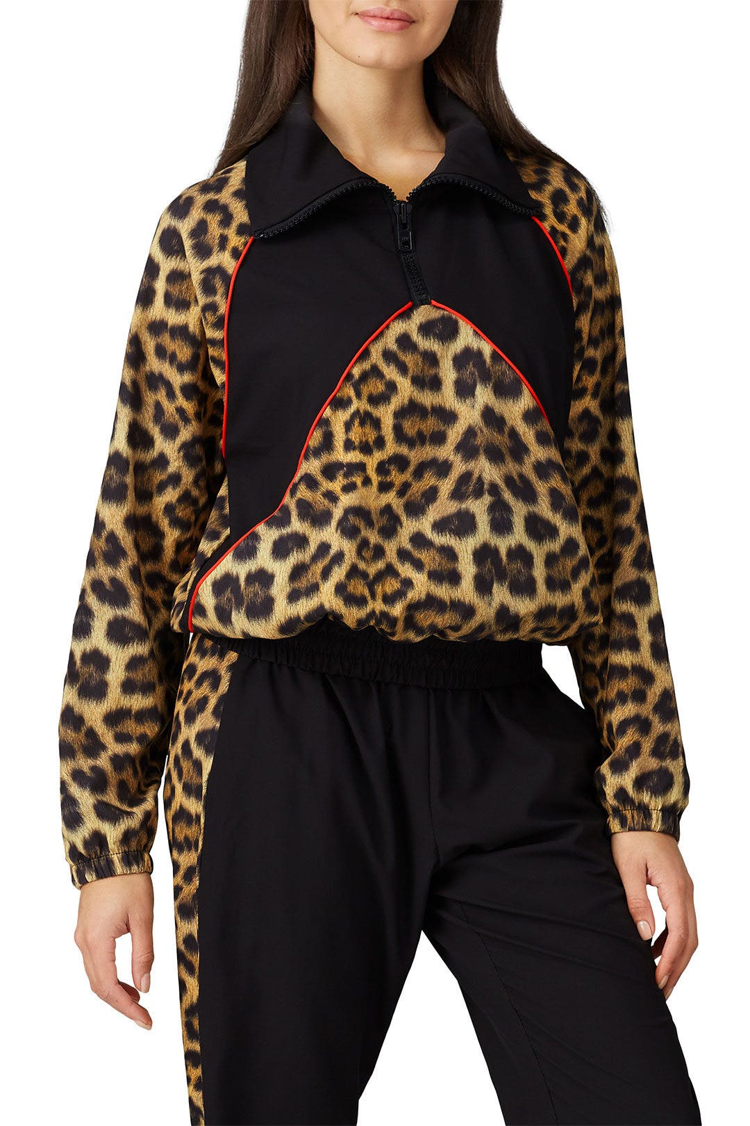 Leopard Goals Windbreaker by Terez 1