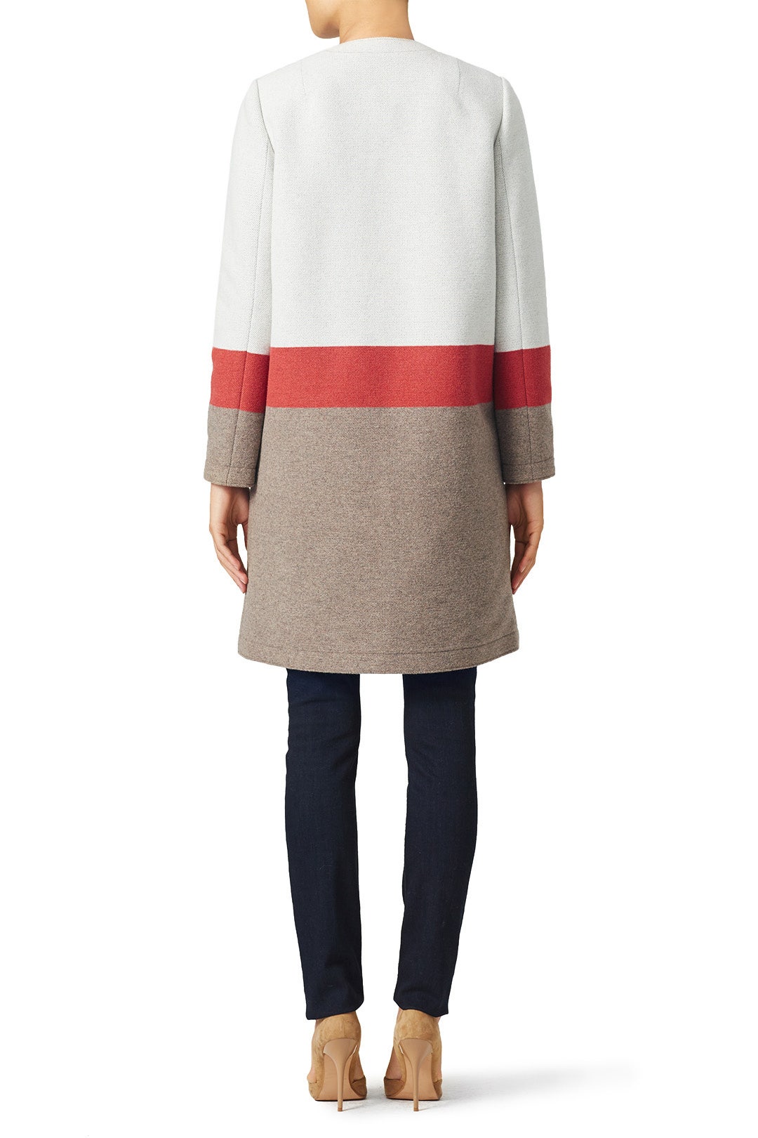 Stripe Blanket Coat by Tory Burch 2
