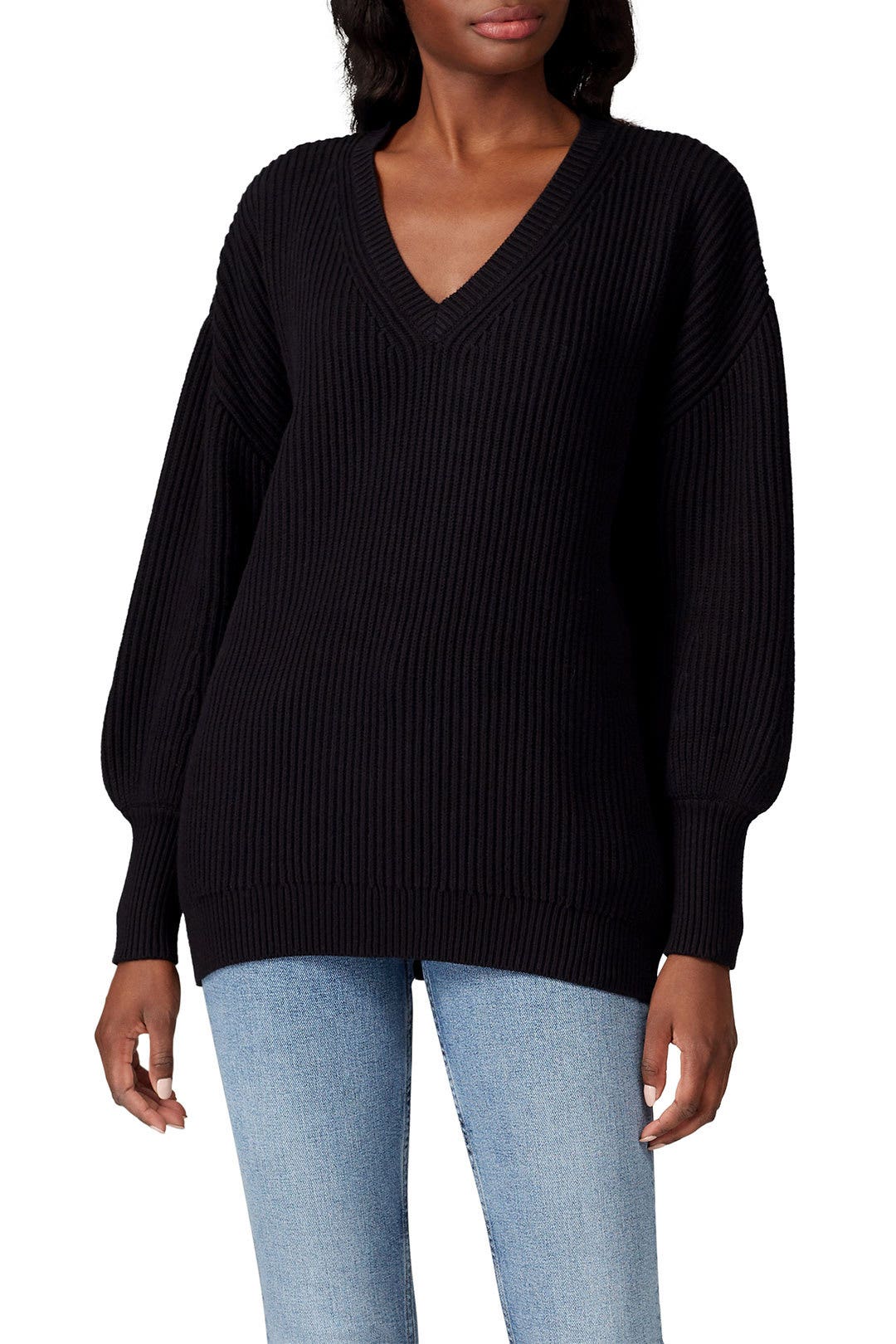 Napoli Oversized V-Neck Sweater by Apiece Apart 1