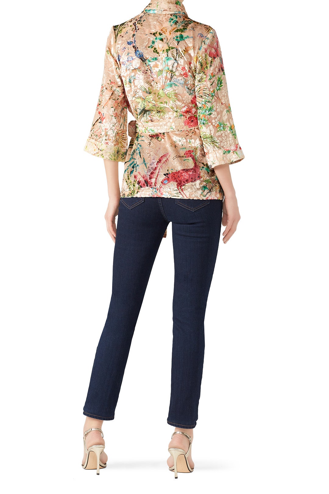 Floral Printed Kimono Top by Hemant & Nandita 1