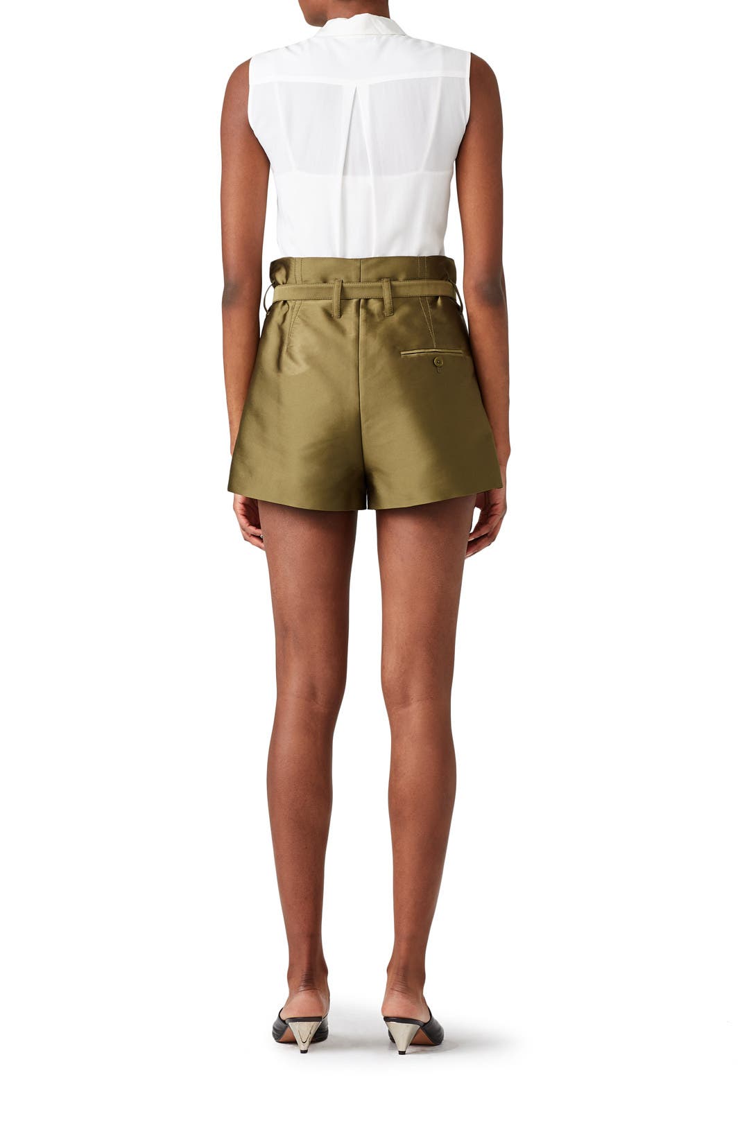 Satin Origami Shorts by 3.1 Phillip Lim | Rent the Runway