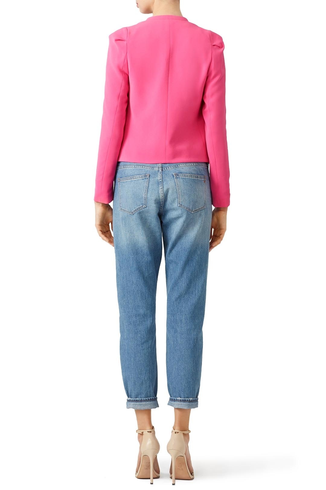 Fuchsia Refine Suit Jacket by Rebecca Taylor NYC 2