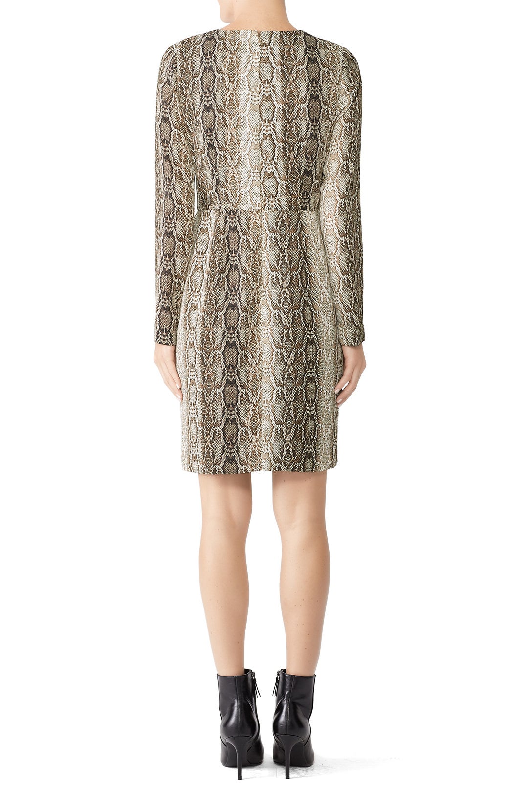 Python Faux Wrap Dress by Slate & Willow 2