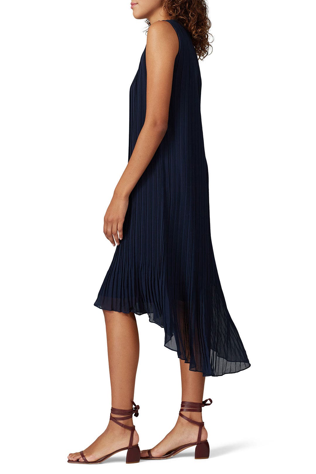 Pleated High Low Dress by Club Monaco 1