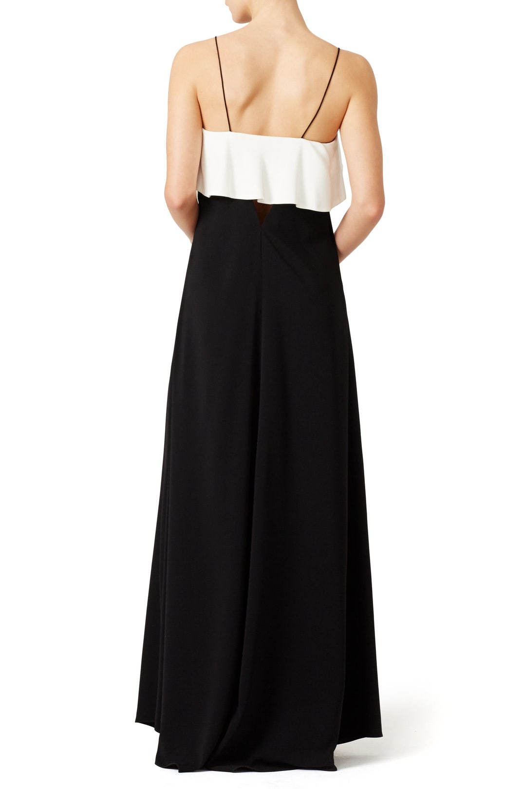 White Ruffle Gown by Jill Jill Stuart 1