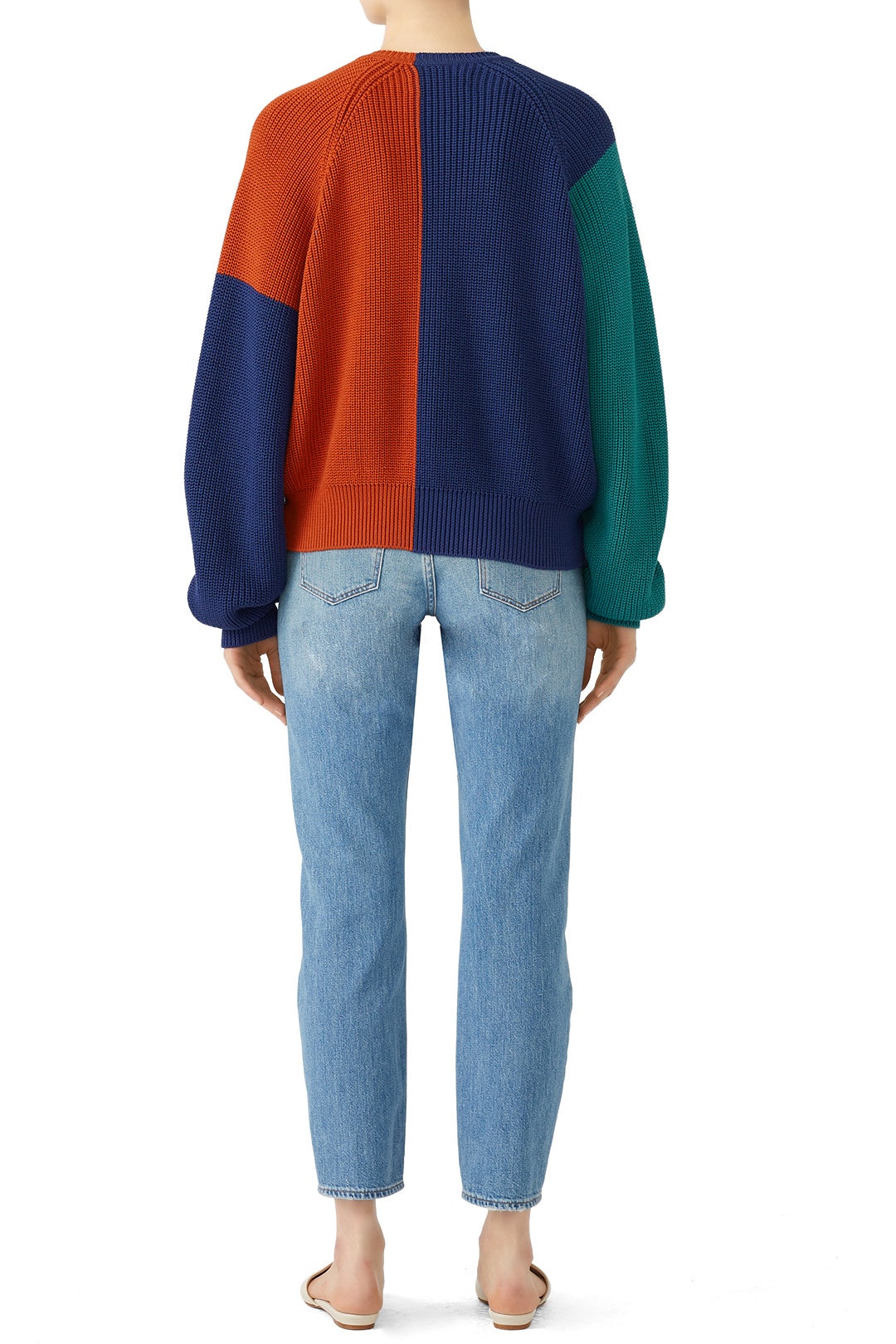 Colorblock Avery Sweater by Mara Hoffman 1