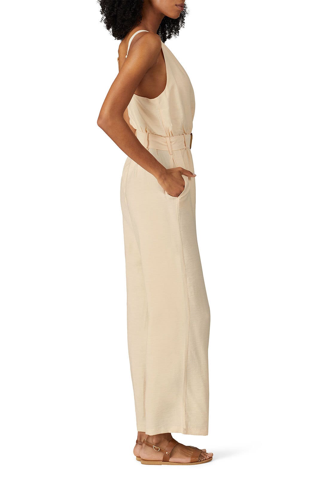 Frida Belted Jumpsuit by Wish 1