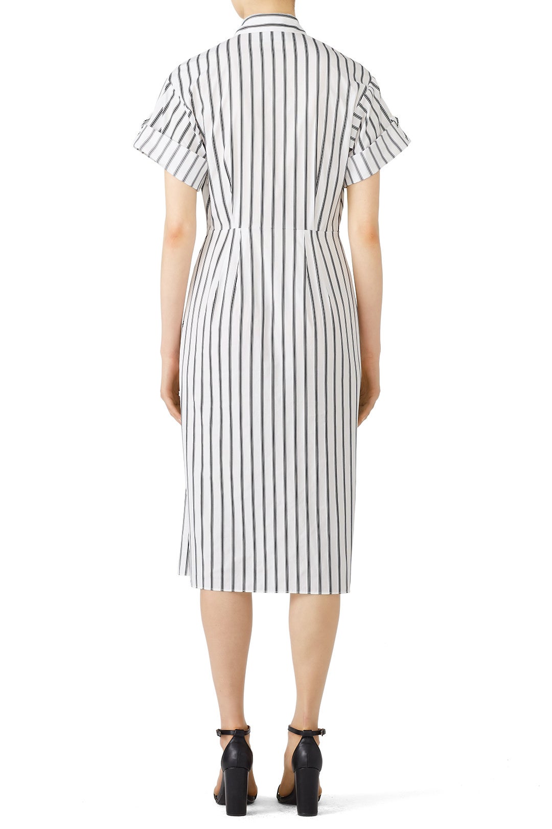 Striped Drape Shirtdress by Jason Wu Collection 2