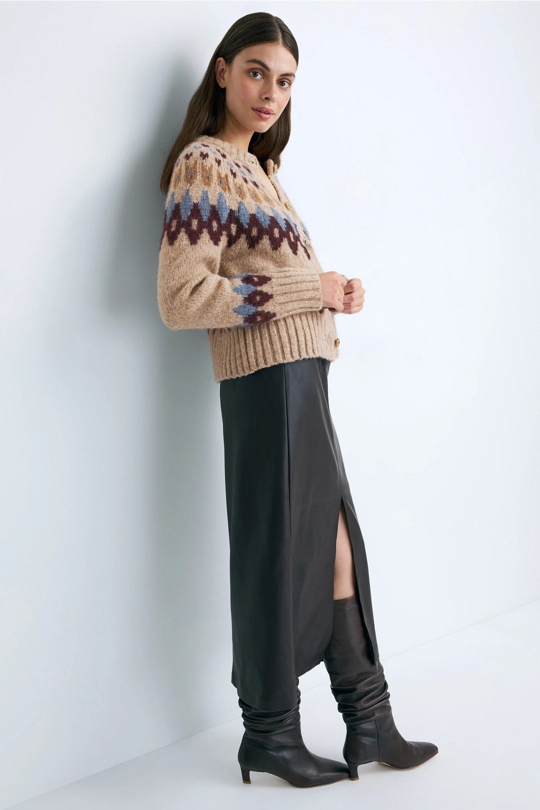 Christina Fairisle Cardigan by Veronica Beard 1