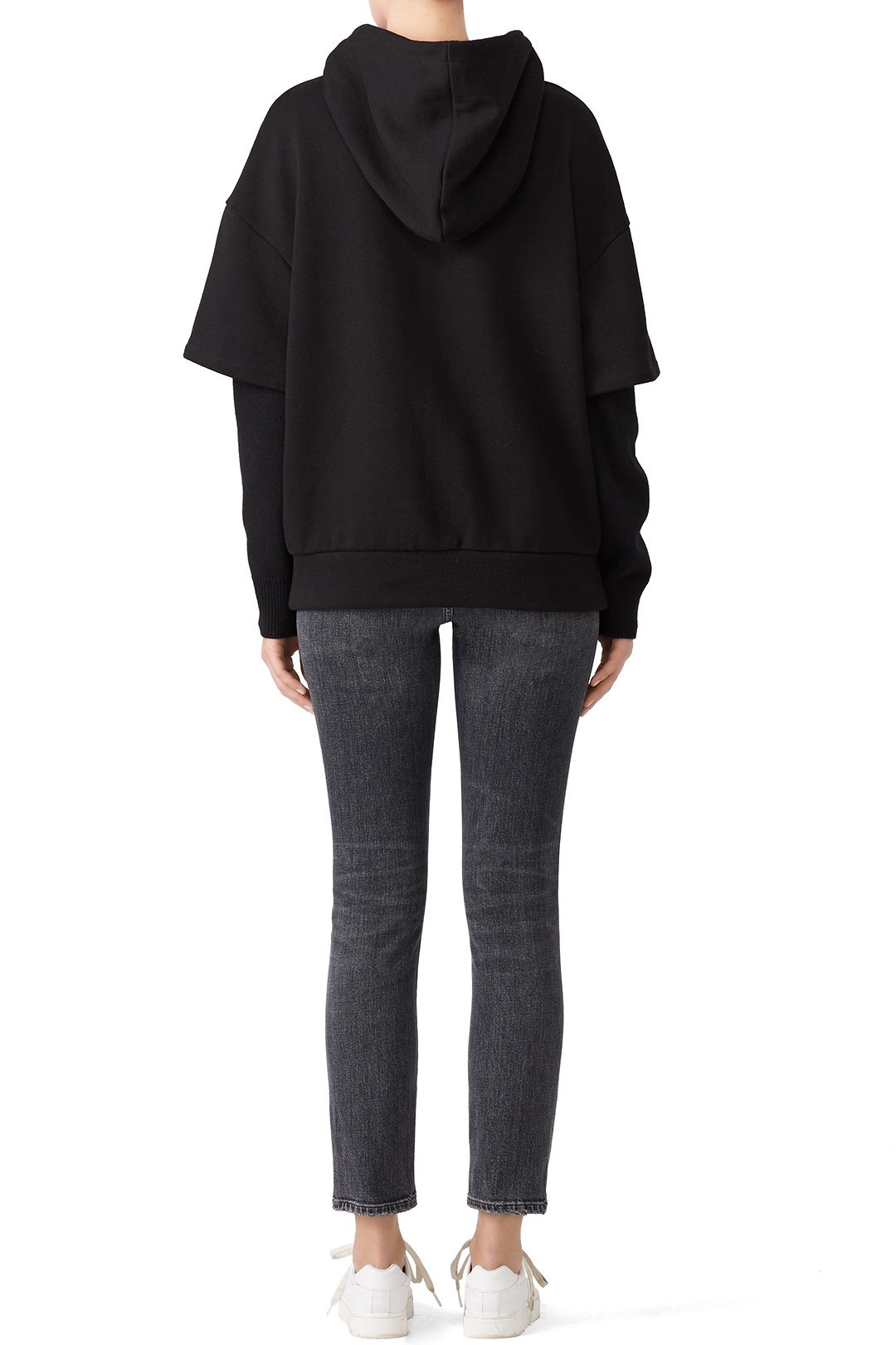 Knit Sleeved Hooded Sweatshirt by Goen. J 2