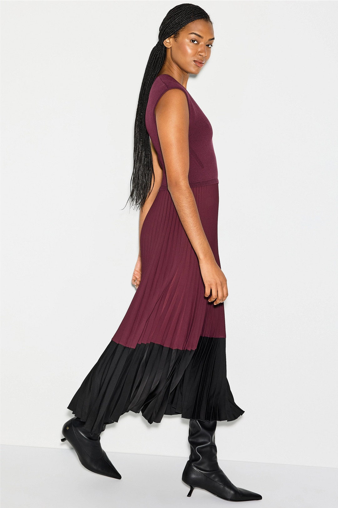 Flissani Pleated Mini Dress by BOSS 1