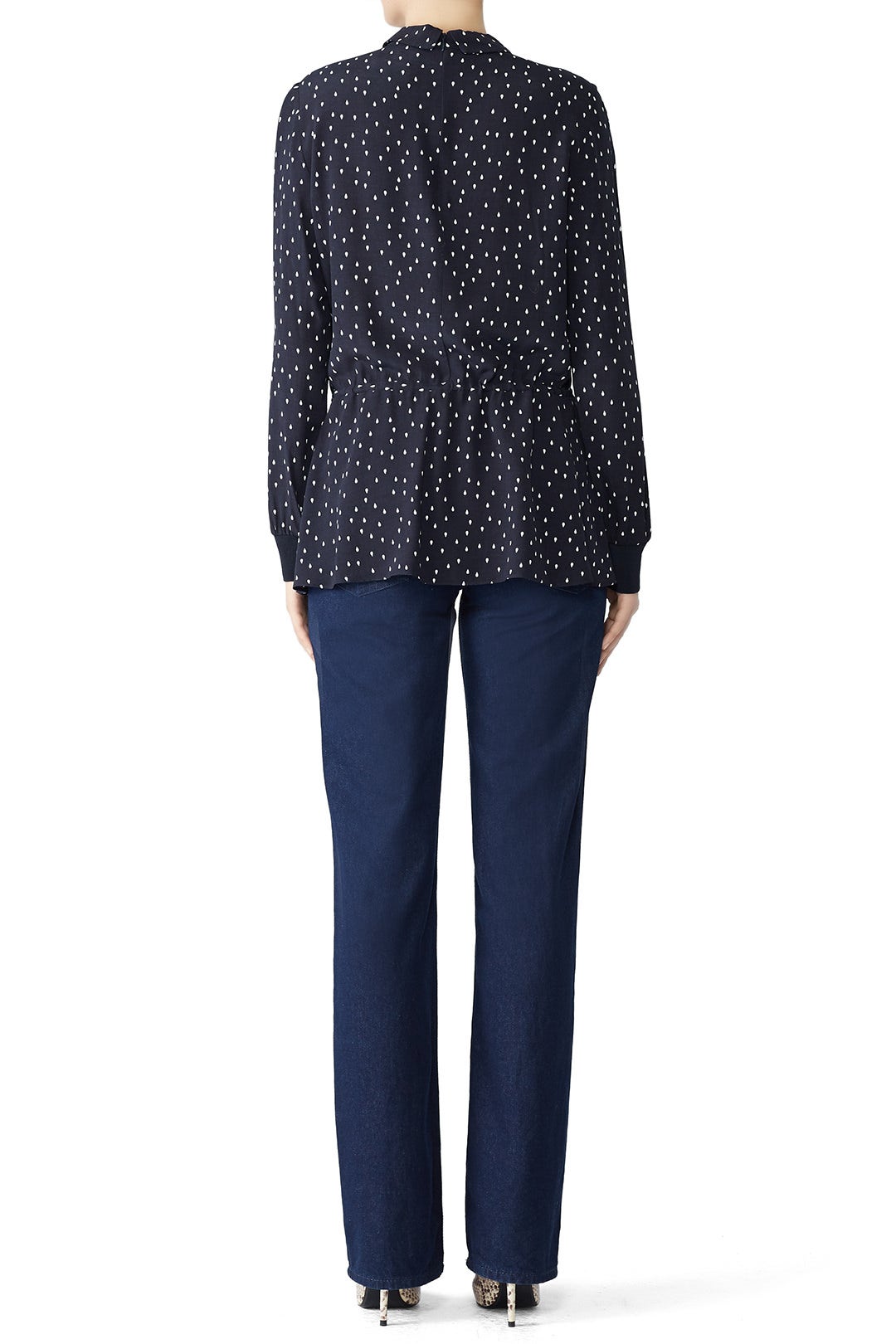 Cassandra Dot Blouse by Just Female 1