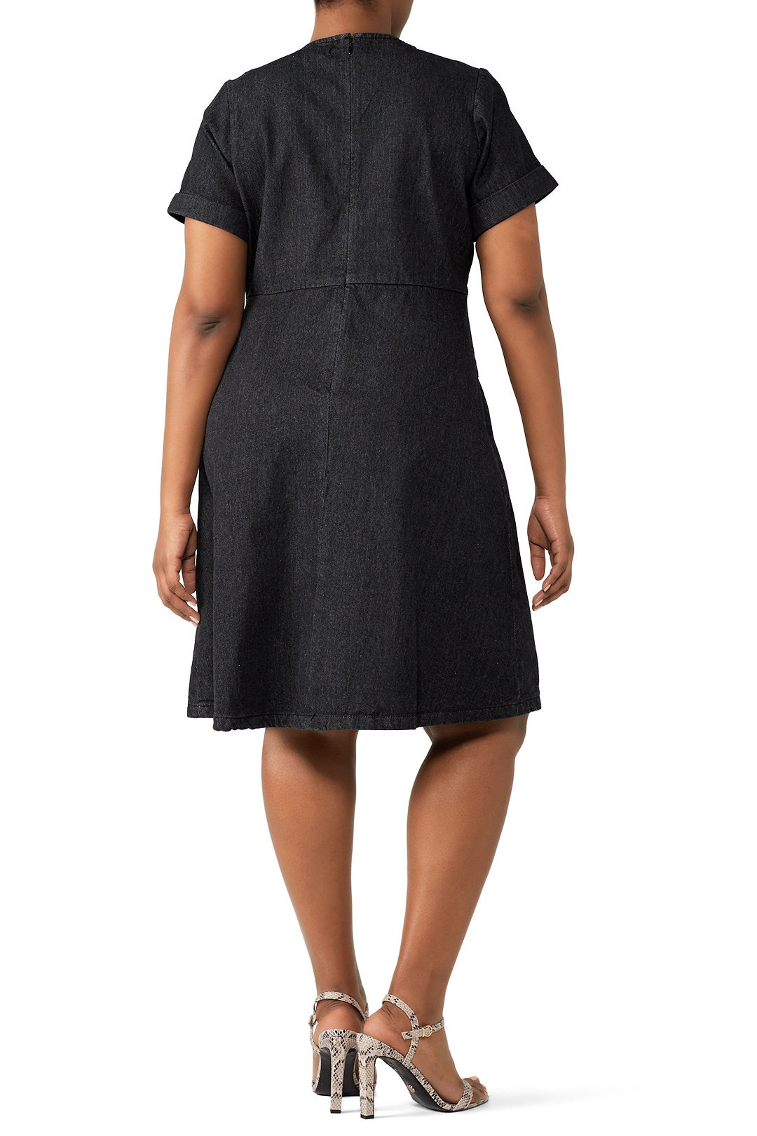 Denim Flare Dress by LOST INK 1