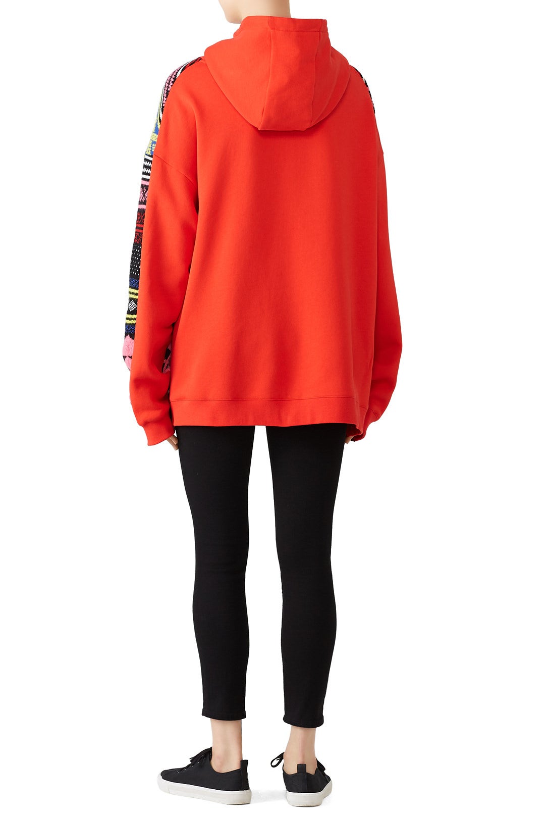 Pattern Mix Hooded Sweatshirt by MSGM 1