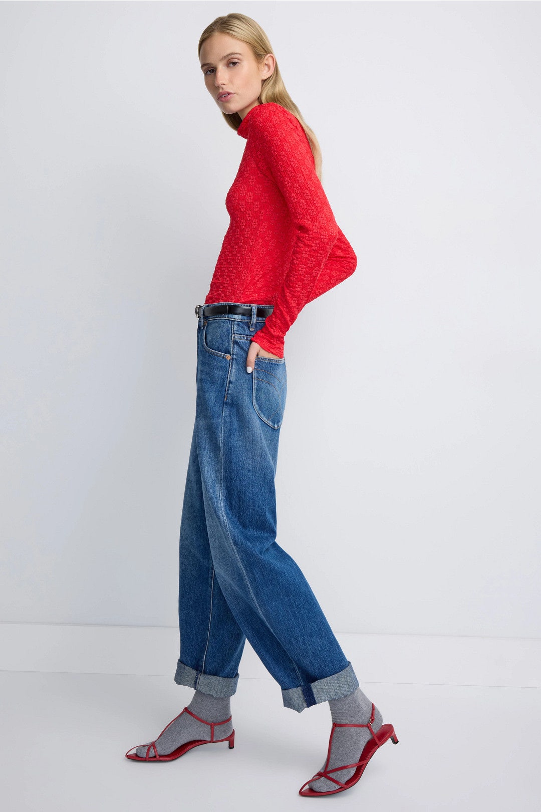 High Neck Daisy Top by Rolla's 1