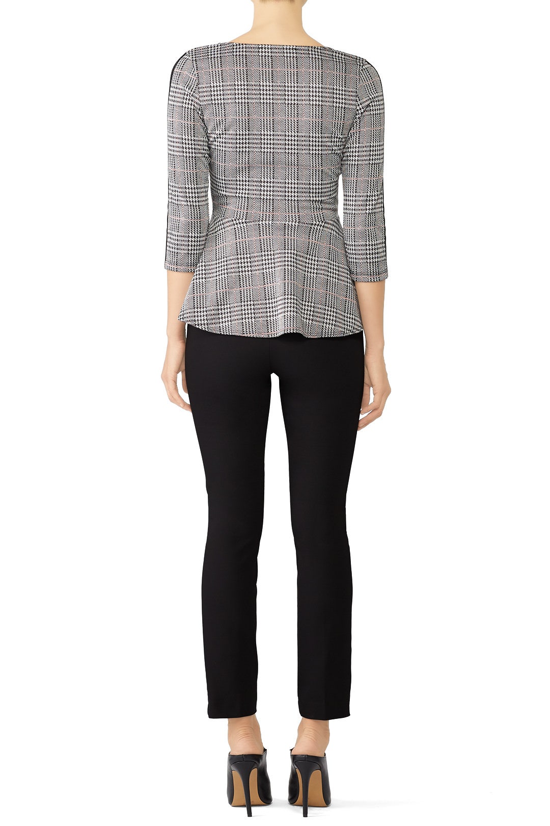 Plaid Peplum Top by Slate & Willow 1