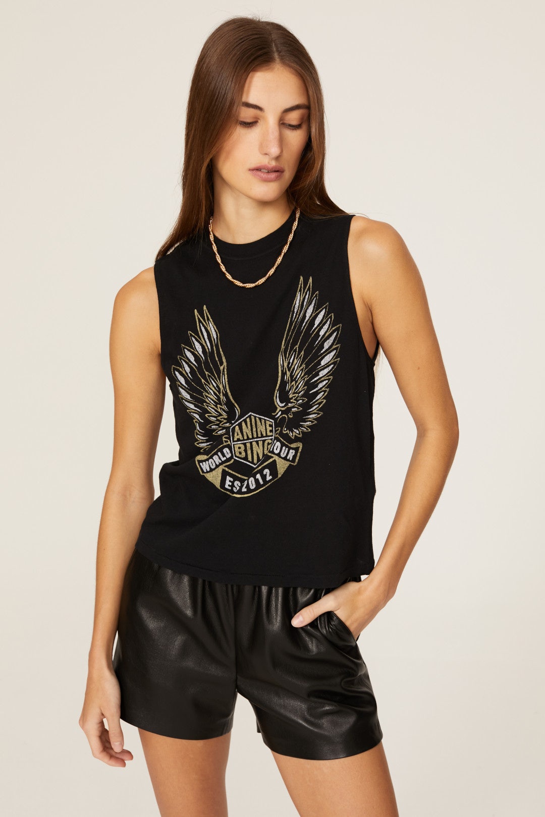 Lennon Muscle Tee by Anine Bing 1