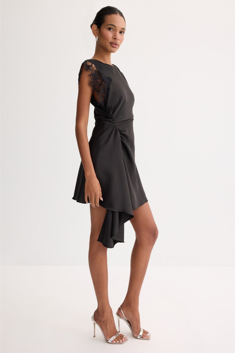 Zina Ruched Mini Dress by AMUR - Photo 1