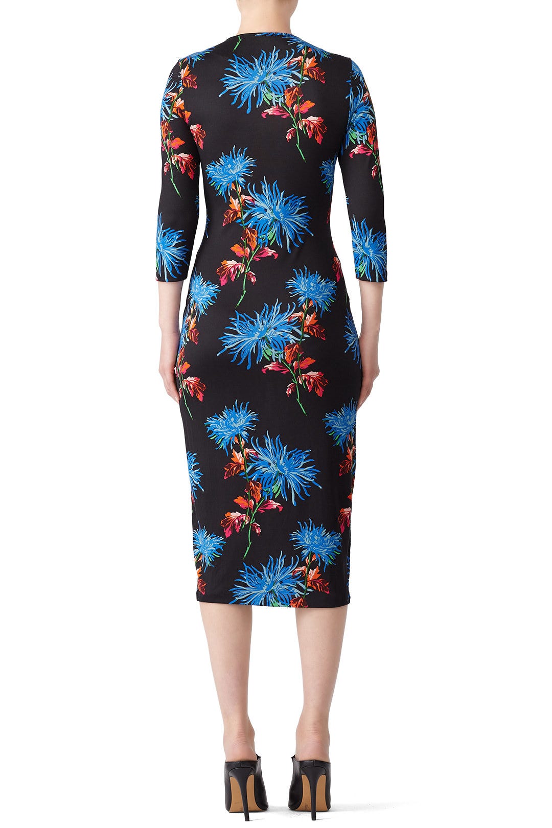 Hewes Black Saihana Dress by Diane von Furstenberg 2