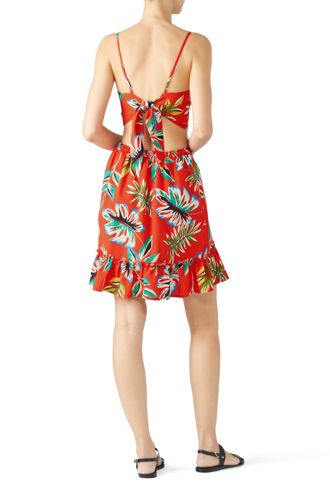 Tropical Back Tie Top by Moon River 2