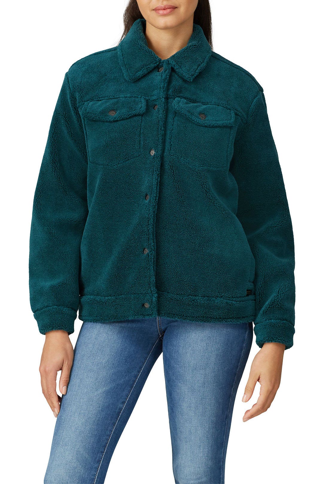 Green Short Teddy Utility Jacket by Scotch & Soda 1