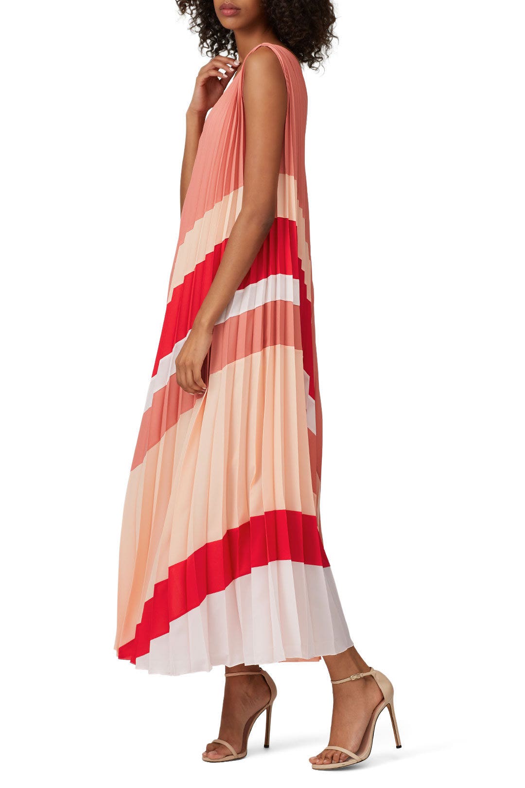 Pleated Printed Dress by Tome 1