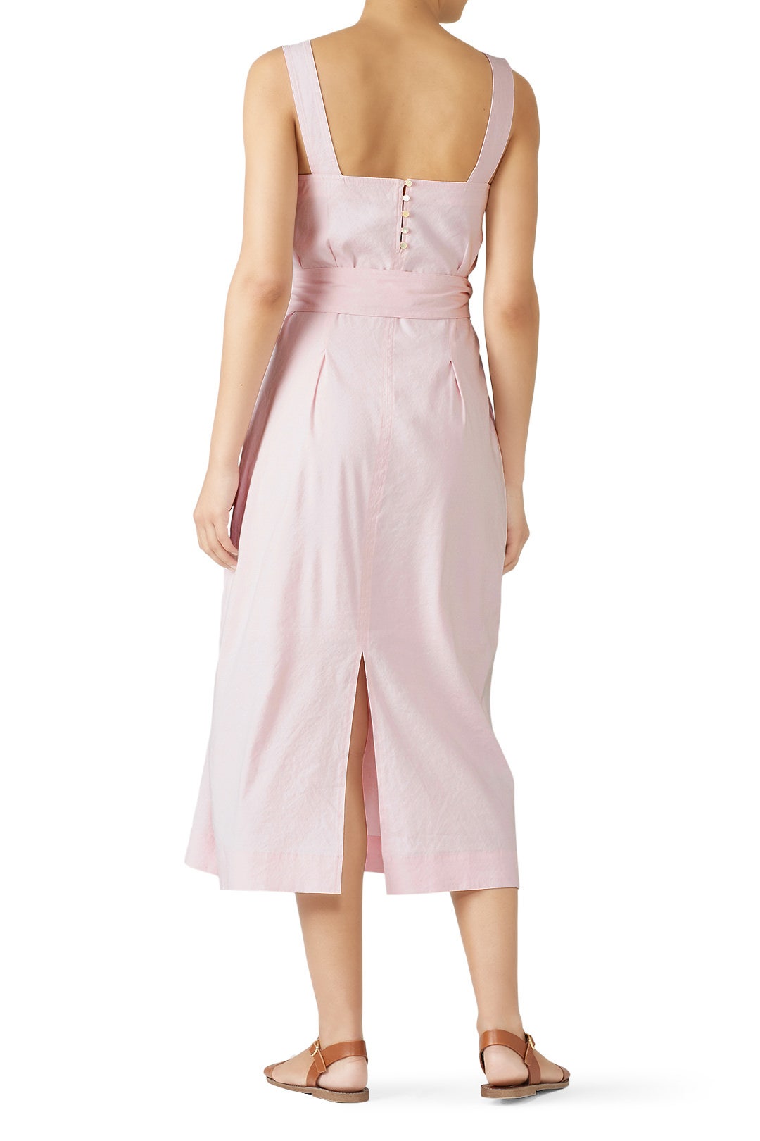 Pink Midi Dress by VINCE. 1